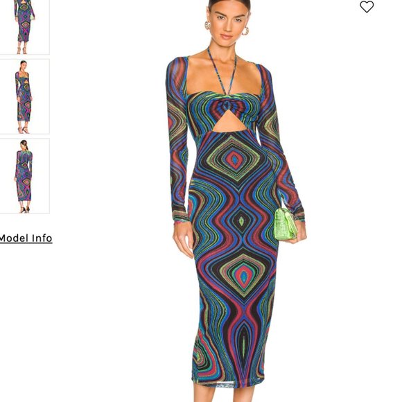 AFRM Dresses & Skirts - Zoya Dress in Electric Swirl AFRM *sold out online* M